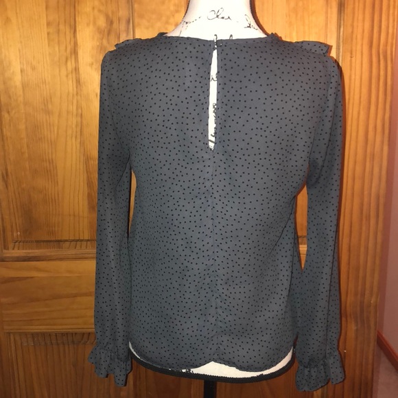 Kirious Polkadot Long Sleeve Blouse - Picture 3 of 6